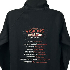 Star Wars Visions World Tour Crew Hoodie Hooded Sweatshirt Movie Black L Large